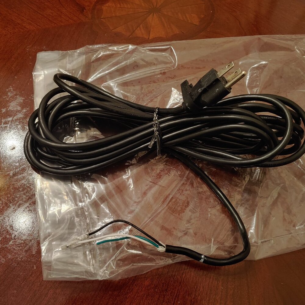 Shark CarpetXpert Cleaner E200, EX201 EX121BRN Power Cord Replacement Part.